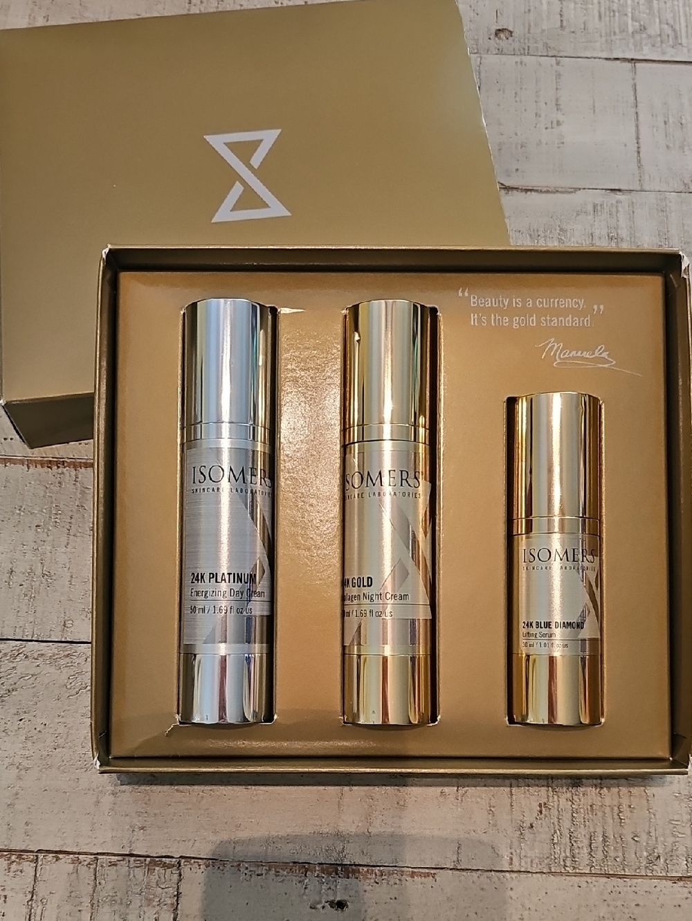 24K Gold & Platinum Facial Serum Trio - NEW IN BOX